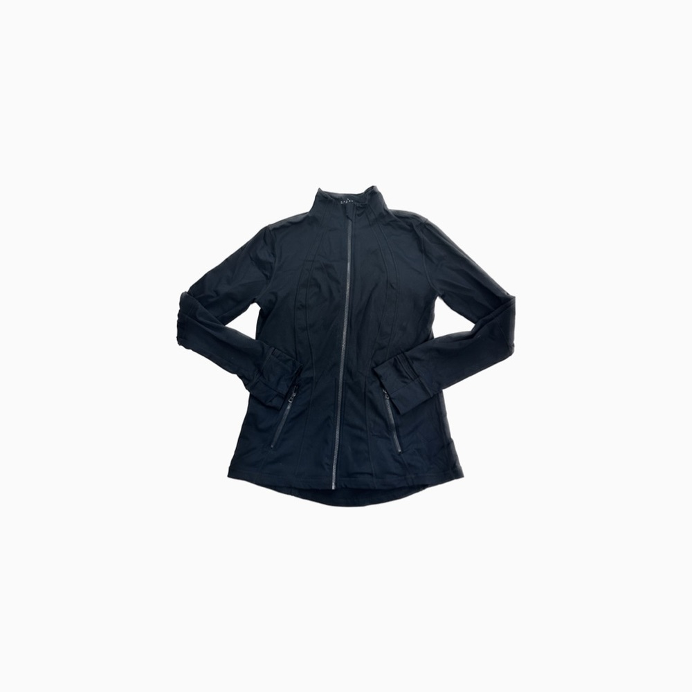 SIZE L | BLACK ATHLETIC ZIP-UP JACKET
